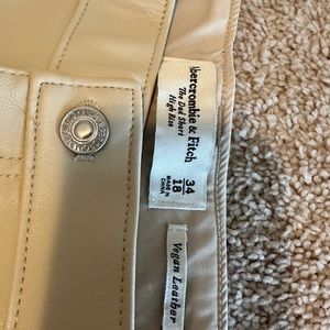 Vegan leather shorts size 34